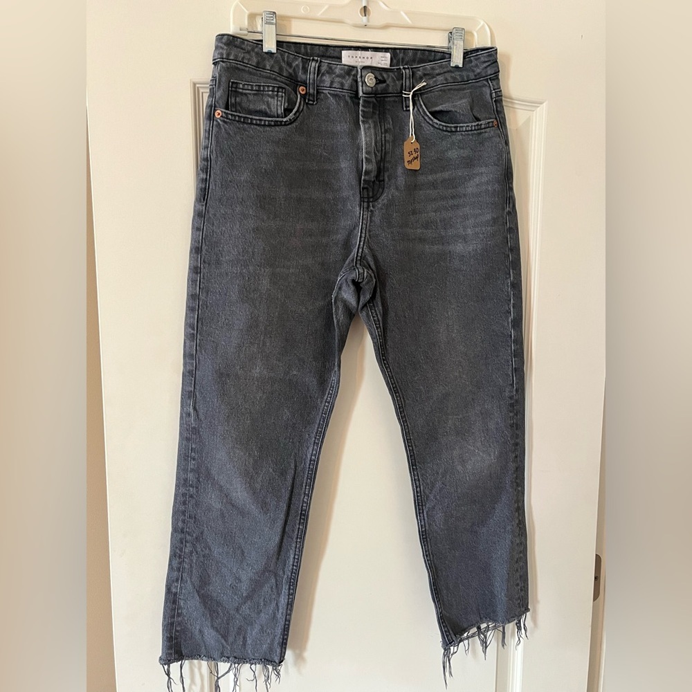 Topshop Gray Ankle & Cropped Jeans- Size 30